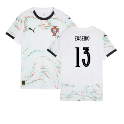 2025-2026 Portugal Away Shirt (Womens) (Eusebio 13)