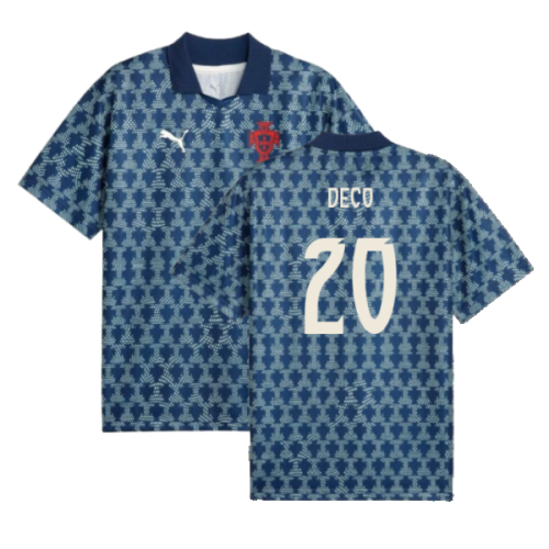 2025-2026 Portugal ftblNRGY+ Retro Jersey (Persian Blue) (Deco 20)