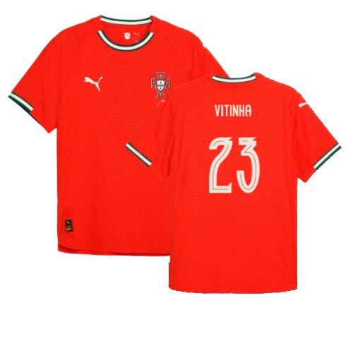 2025-2026 Portugal Home Authentic Jersey (Vitinha 23)