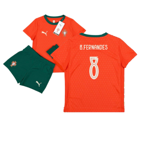 2025-2026 Portugal Home Mini Kit (B.Fernandes 8)