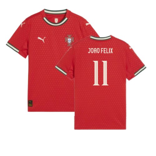 2025-2026 Portugal Home Shirt (Kids) (Joao Felix 11)