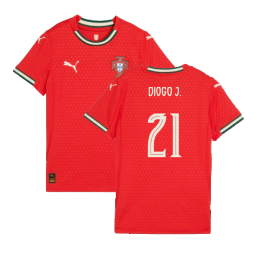 2025-2026 Portugal Home Shirt (Ladies) (Diogo J. 21)