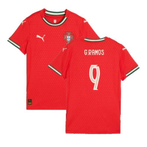 2025-2026 Portugal Home Shirt (Ladies) (G.Ramos 9)