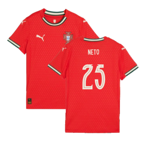 2025-2026 Portugal Home Shirt (Ladies) (Neto 25)