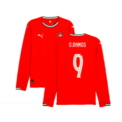 2025-2026 Portugal Long Sleeve Home Shirt (G.Ramos 9)