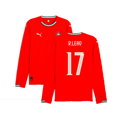 2025-2026 Portugal Long Sleeve Home Shirt (R.Leao 17)