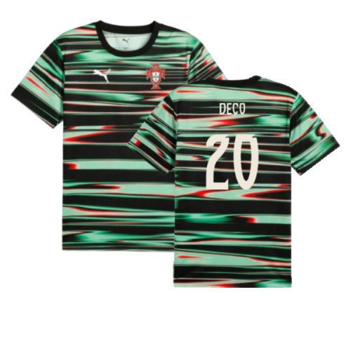 2025-2026 Portugal Prematch SS Jersey (Black) (Deco 20)