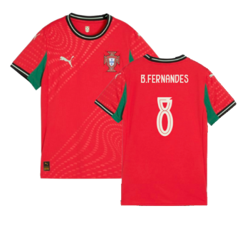 2025-2026 Portugal Womens Team Home Shirt (Ladies) (B.Fernandes 8)