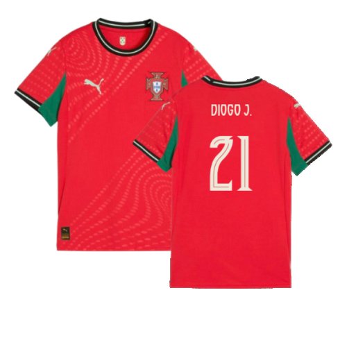 2025-2026 Portugal Womens Team Home Shirt (Ladies) (Diogo J. 21)