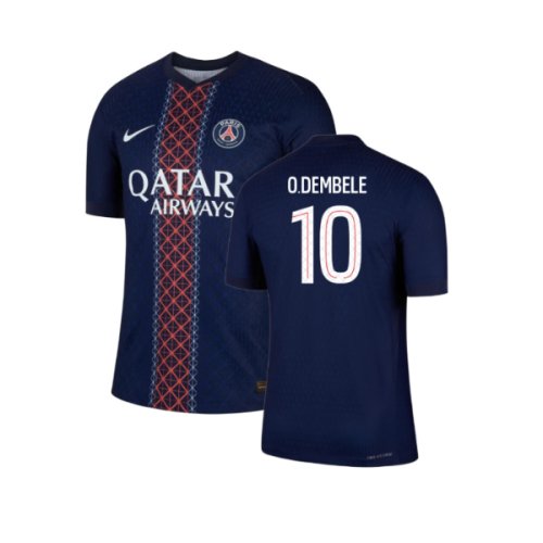 2025-2026 PSG Home Dri-Fit ADV Authentic Shirt (O.Dembele 10)