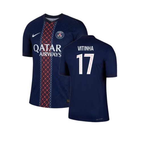 2025-2026 PSG Home Dri-Fit ADV Authentic Shirt (Vitinha 17)