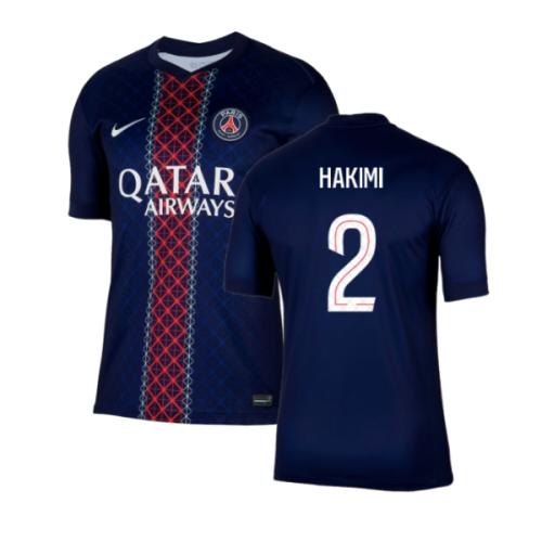2025-2026 PSG Paris Saint Germain Home Shirt (Hakimi 2)
