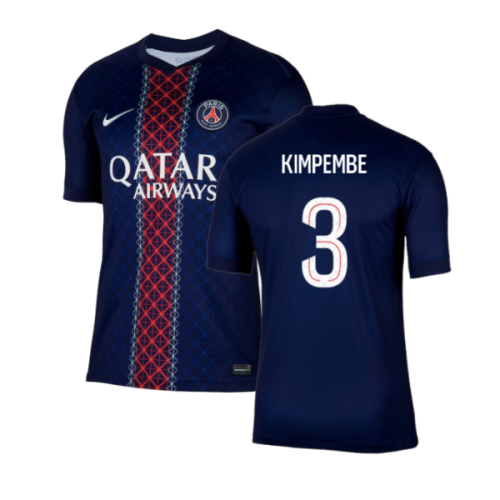 2025-2026 PSG Paris Saint Germain Home Shirt (Kimpembe 3)