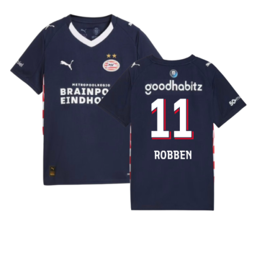 2025-2026 PSV Eindhoven Away Shirt (Kids) (Robben 11)