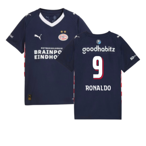 2025-2026 PSV Eindhoven Away Shirt (Kids) (Ronaldo 9)