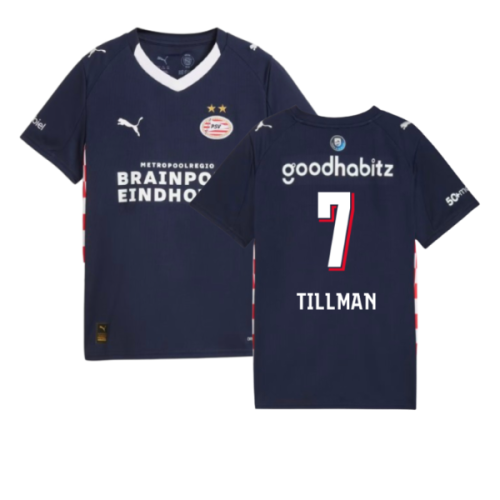 2025-2026 PSV Eindhoven Away Shirt (Kids) (Tillman 7)