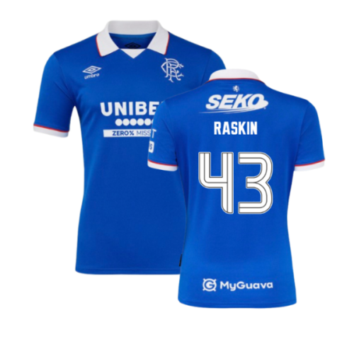 2025-2026 Rangers Home Shirt (Raskin 43)