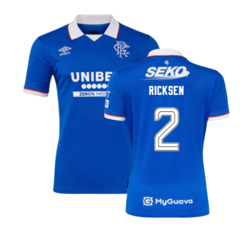 2025-2026 Rangers Home Shirt (Ricksen 2)