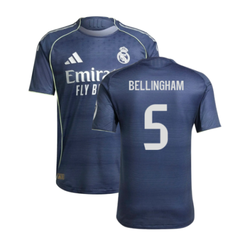 2025-2026 Real Madrid Authentic Away Shirt (Bellingham 5)