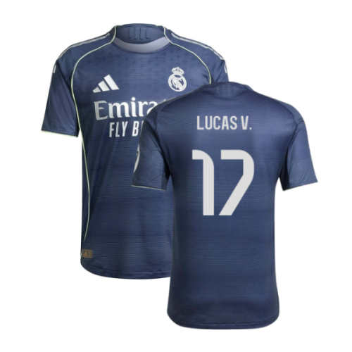 2025-2026 Real Madrid Authentic Away Shirt (Lucas V. 17)