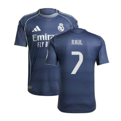 2025-2026 Real Madrid Authentic Away Shirt (Raul 7)