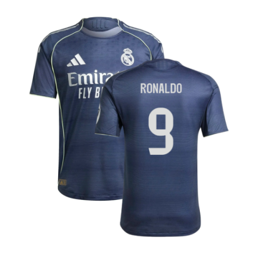 2025-2026 Real Madrid Authentic Away Shirt (Ronaldo 9)