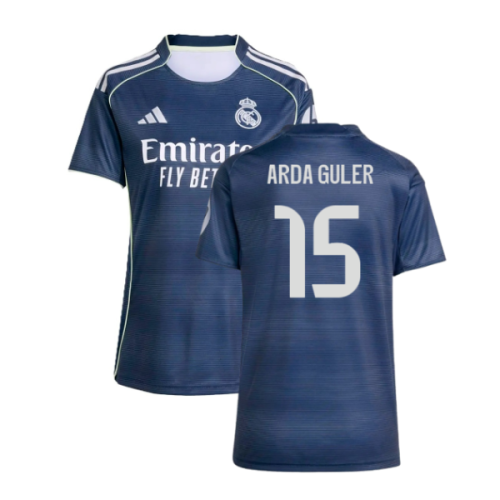2025-2026 Real Madrid Authentic Away Shirt (Womens) (Arda Guler 15)