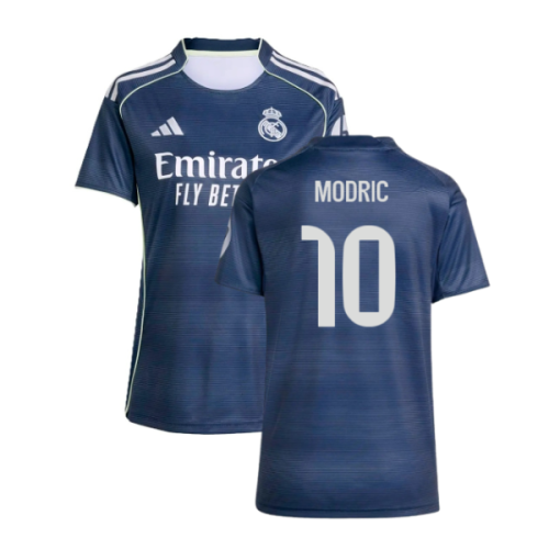 2025-2026 Real Madrid Authentic Away Shirt (Womens) (Modric 10)