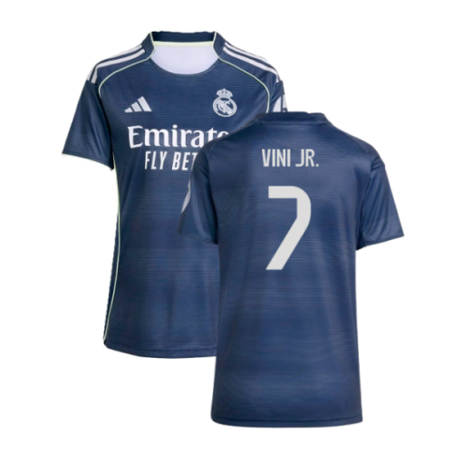 2025-2026 Real Madrid Authentic Away Shirt (Womens) (Vini Jr. 7)