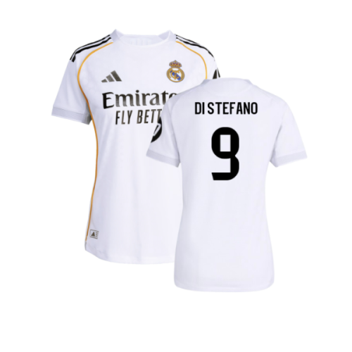 2025-2026 Real Madrid Authentic Home Shirt (Womens) (Di Stefano 9)