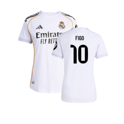 2025-2026 Real Madrid Authentic Home Shirt (Womens) (Figo 10)