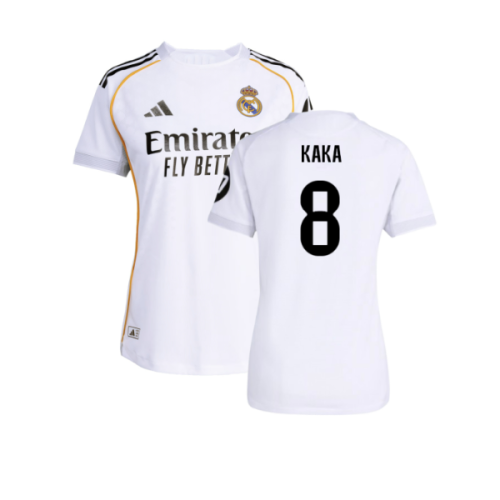 2025-2026 Real Madrid Authentic Home Shirt (Womens) (Kaka 8)