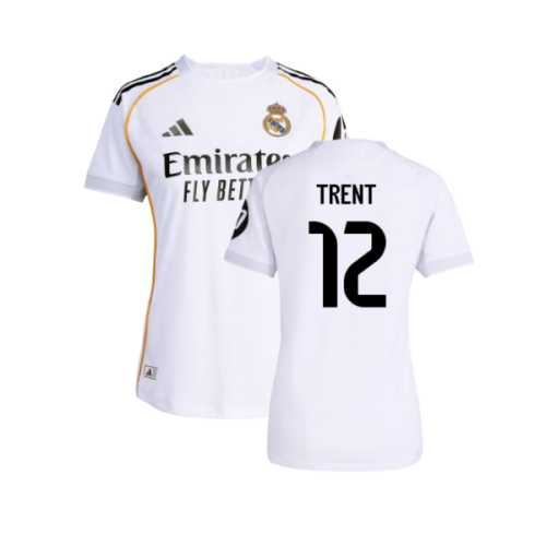 2025-2026 Real Madrid Authentic Home Shirt (Womens) (Trent 12)