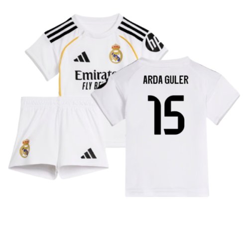 2025-2026 Real Madrid Home Baby Kit (Arda Guler 15)