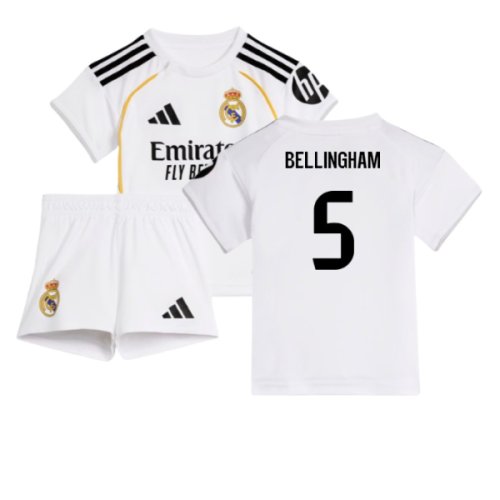 2025-2026 Real Madrid Home Baby Kit (Bellingham 5)