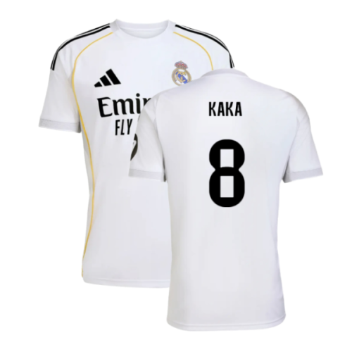 2025-2026 Real Madrid Home Shirt (Kaka 8)