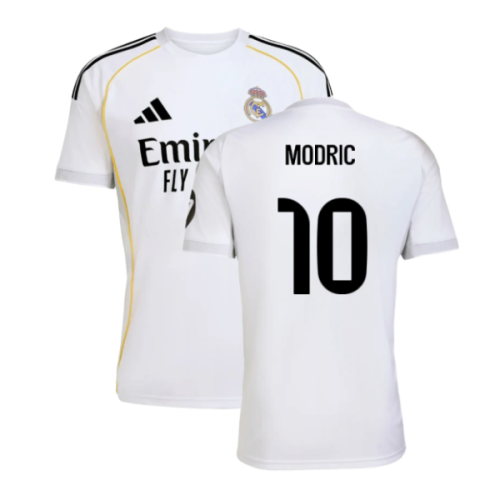 2025-2026 Real Madrid Home Shirt (Modric 10)