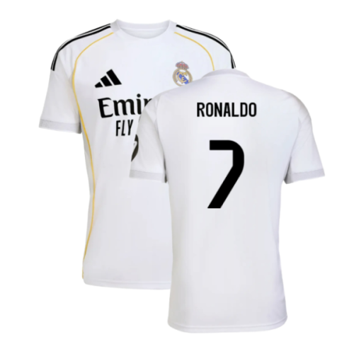 2025-2026 Real Madrid Home Shirt (Ronaldo 7)