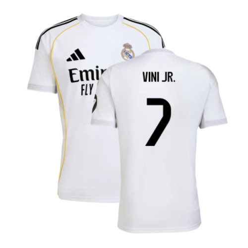 2025-2026 Real Madrid Home Shirt (Vini Jr. 7)