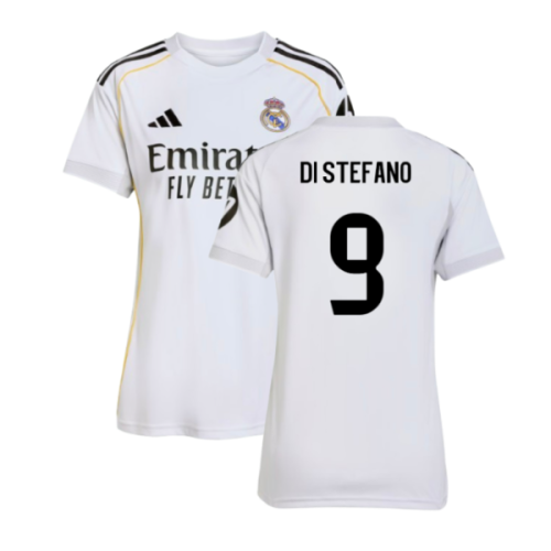 2025-2026 Real Madrid Home Shirt (Womens) (Di Stefano 9)