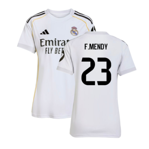 2025-2026 Real Madrid Home Shirt (Womens) (F.Mendy 23)