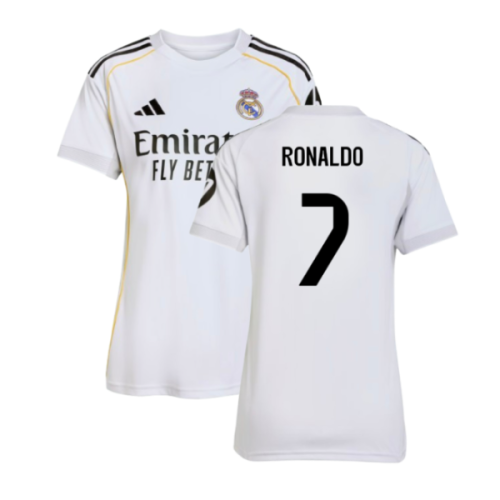 2025-2026 Real Madrid Home Shirt (Womens) (Ronaldo 7)