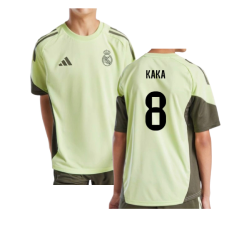 2025-2026 Real Madrid Training Jersey (Almost Lime) - Kids (Kaka 8)