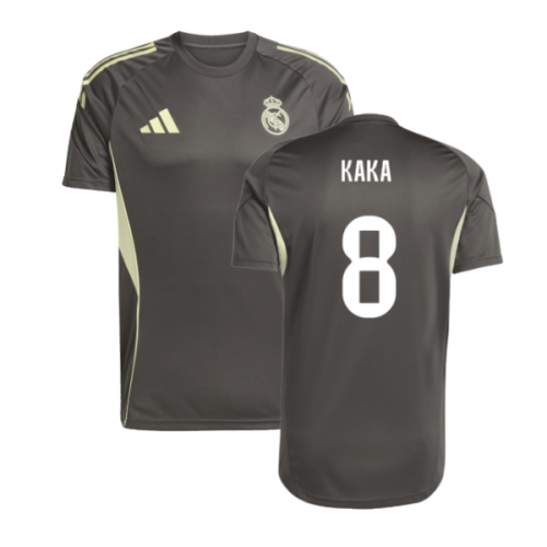 2025-2026 Real Madrid Training Jersey (Utility Grey) (Kaka 8)