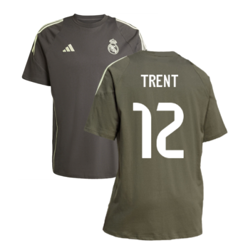 2025-2026 Real Madrid Training Tee (Utility Grey) (Trent 12)