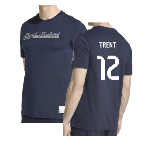 2025-2026 Real Madrid US Tee (Navy) (Trent 12)