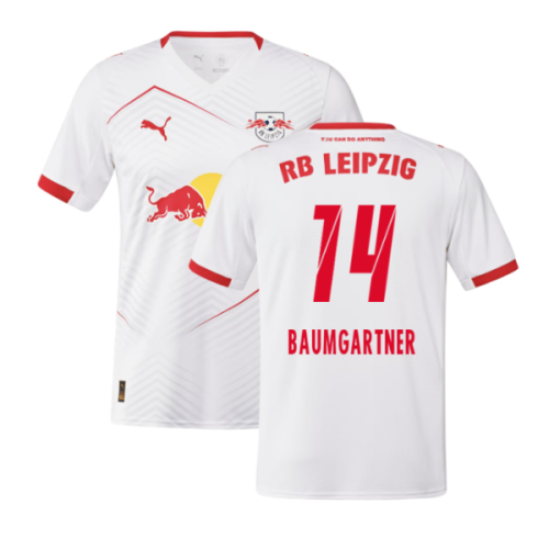 2025-2026 Red Bull Leipzig Home Shirt (Baumgartner 14)