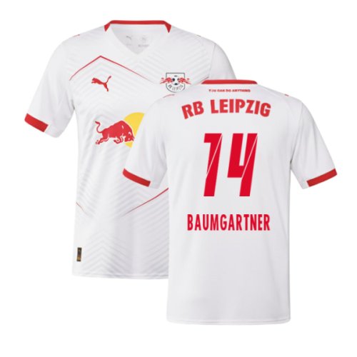 2025-2026 Red Bull Leipzig Home Shirt (Baumgartner 14)