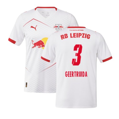 2025-2026 Red Bull Leipzig Home Shirt (Geertruida 3)