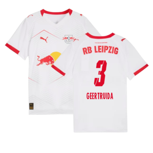 2025-2026 Red Bull Leipzig Home Shirt (Kids) (Geertruida 3)